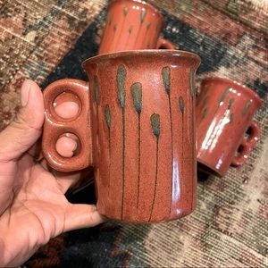 Handmade Pottery mugs set of 4